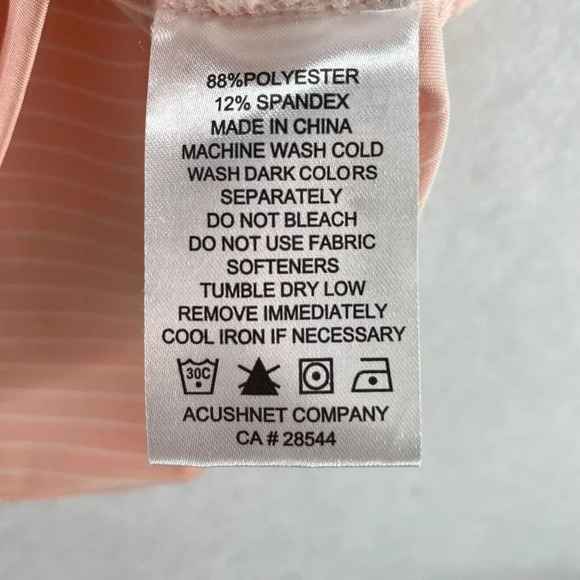 FootJoy Shirt Men Sz XL Golf Polo Stripe Short Sleeve Stretch Performance Orange - Picture 8 of 11